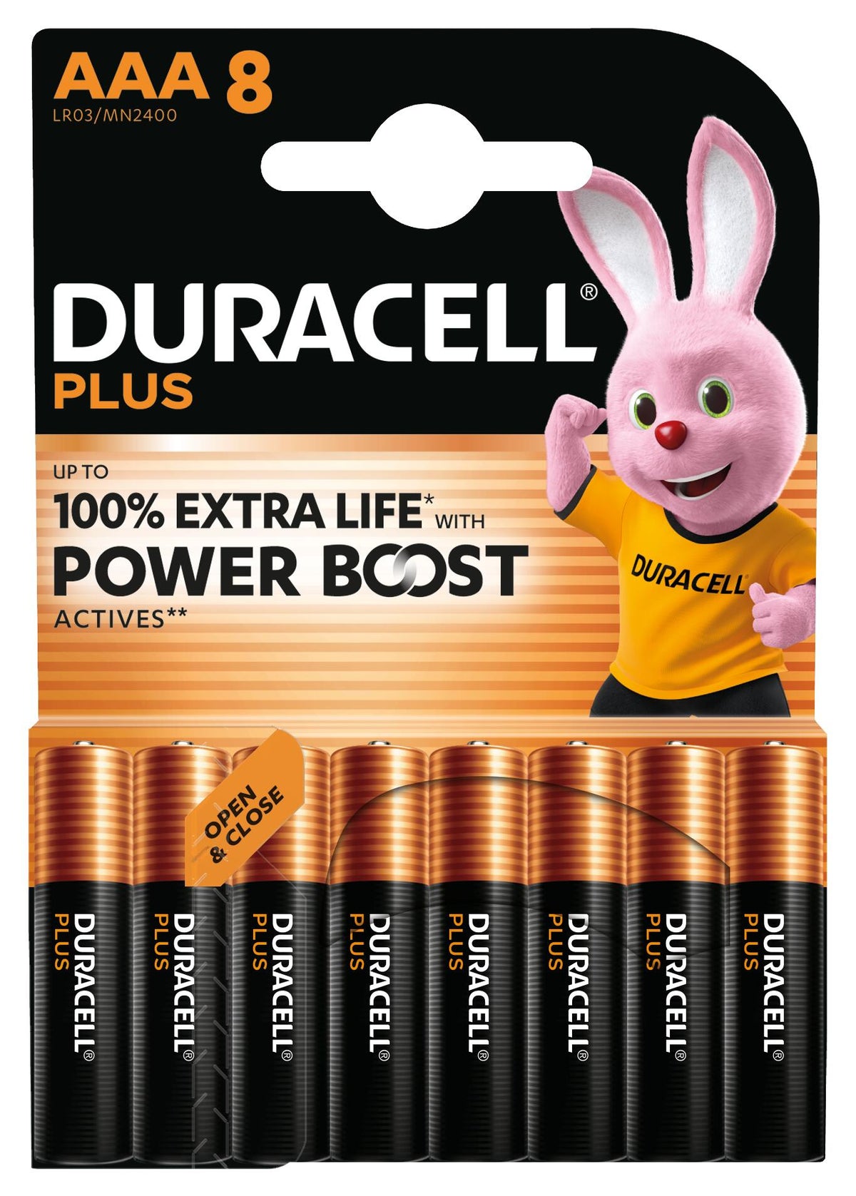 Duracell Plus Piles Alcalines AAA à usage unique