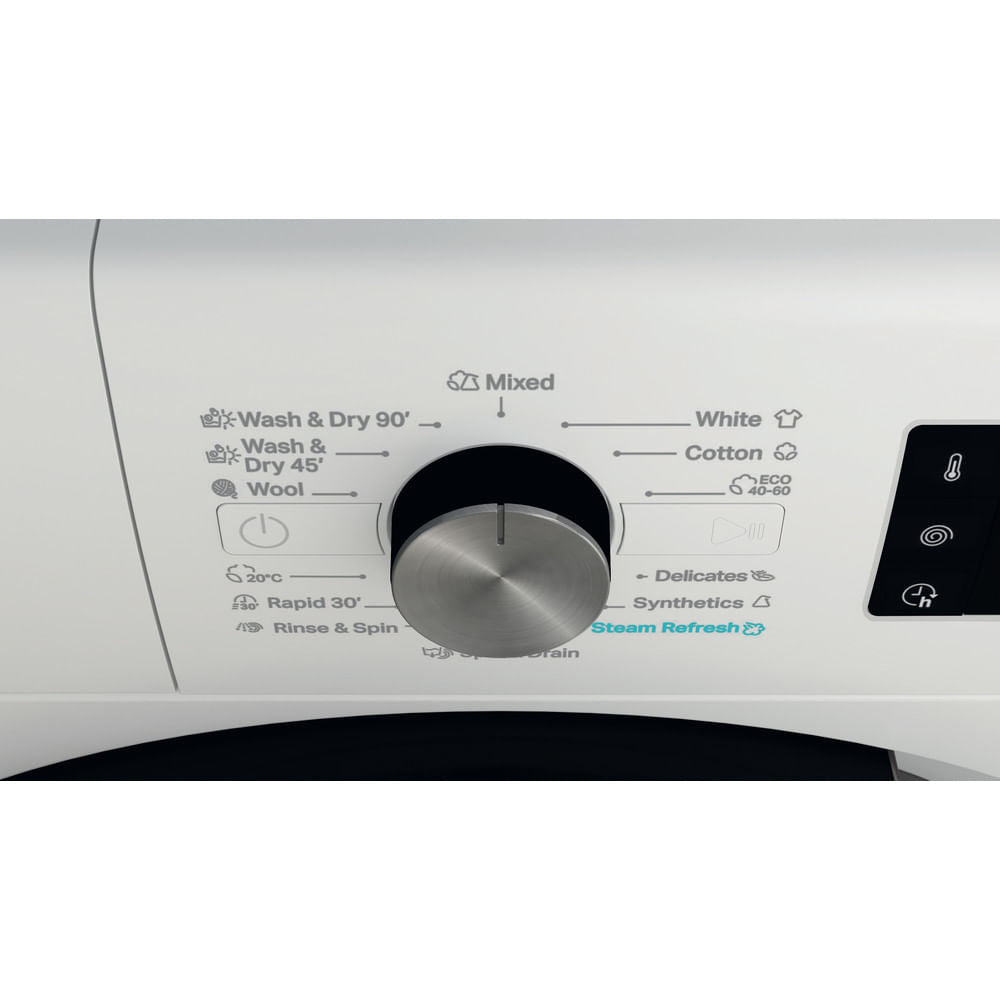Whirlpool FFWDB 864349 BV EE machine à laver avec sèche linge Pose libre Charge avant Blanc