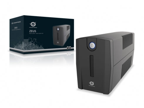 Conceptronic ZEUS02E Onduleur Line-Interactive 0,85 kVA 480W 4 Prises CA