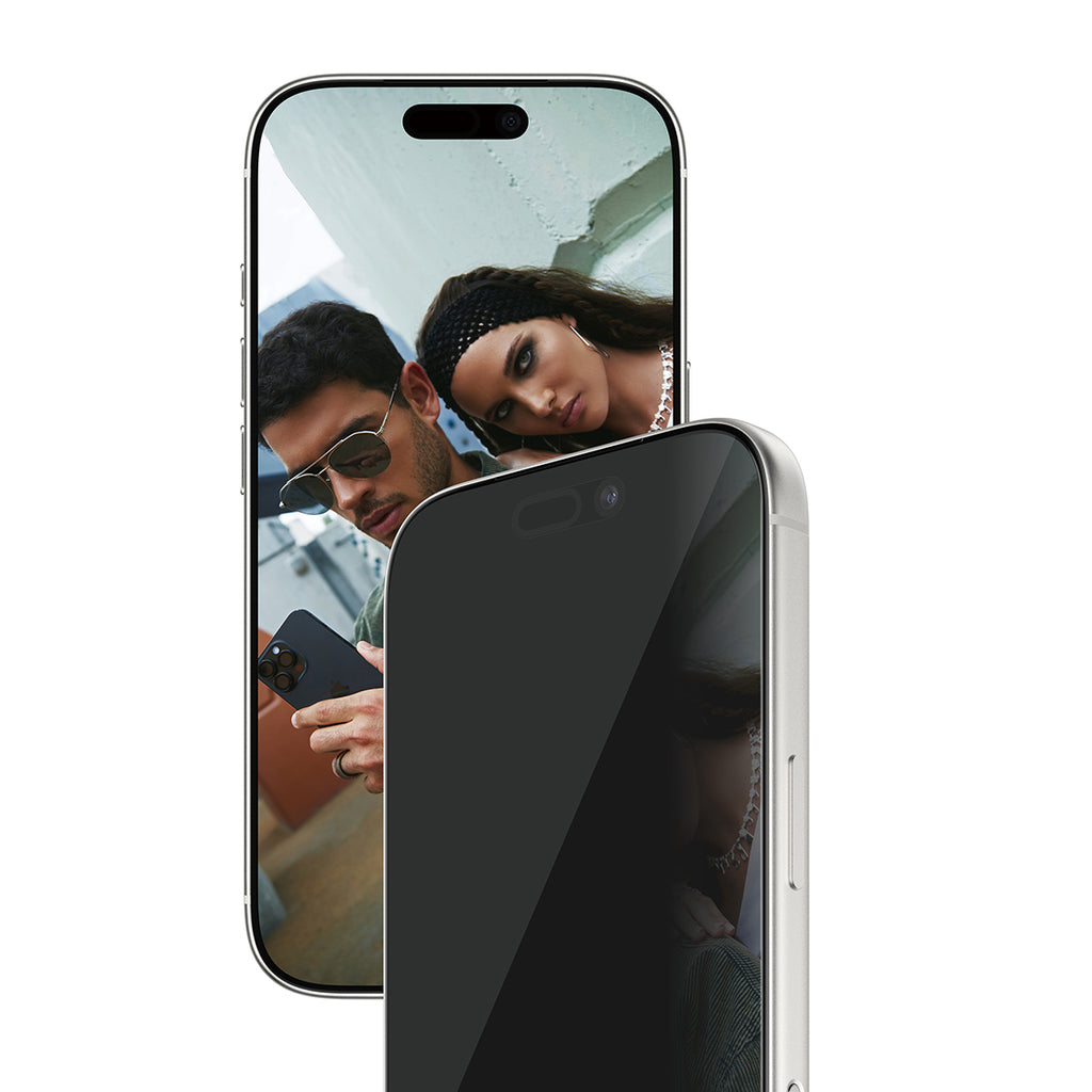 PanzerGlass SAFE. by ® 2-Way Privacy Screen Protector iPhone 17 Pro | Ultra-Wide Fit w. EasyAligner Protection d'écran transparent Apple 1 pièce(s)