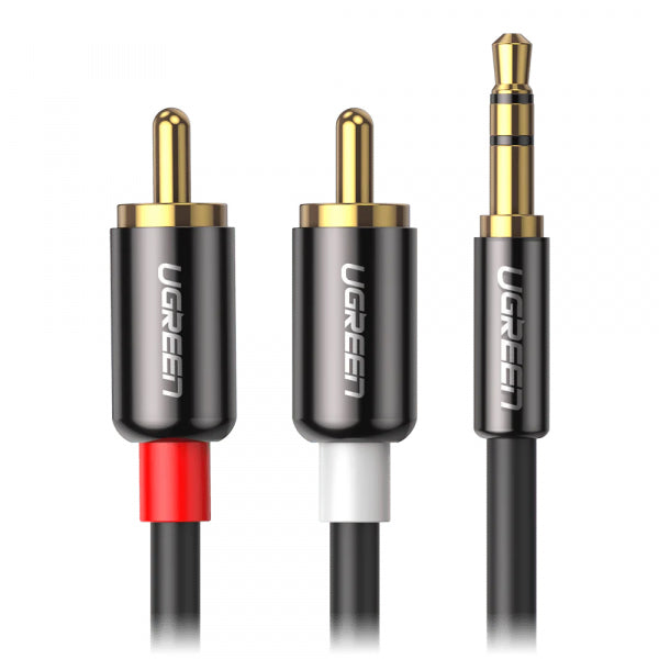 Ugreen 3.5mm to 2 x RCA Audio Cable AV116, 3m, Black