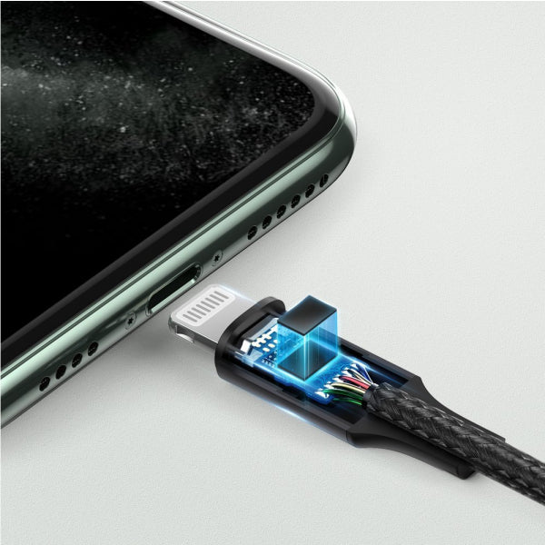 Ugreen Lightning to 3.5mm Audio Cable US315 (70509), 1m, Black