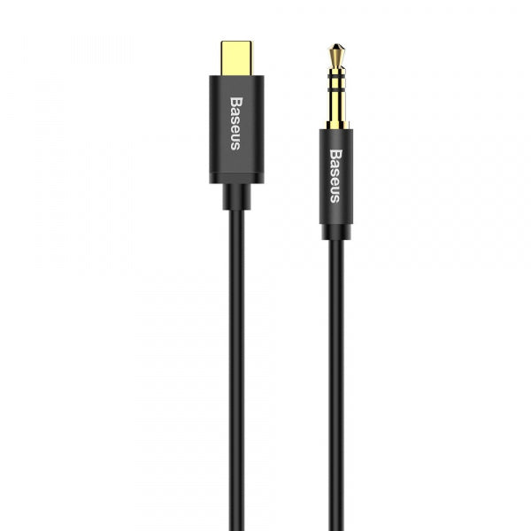 Baseus USB-C to 3.5mm Audio Cable Yiven M01, 1.2m, Black CAM01-01