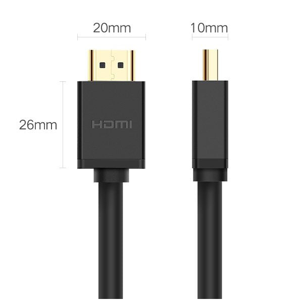 Ugreen HDMI Cable HD104, 4K, 3m, Black