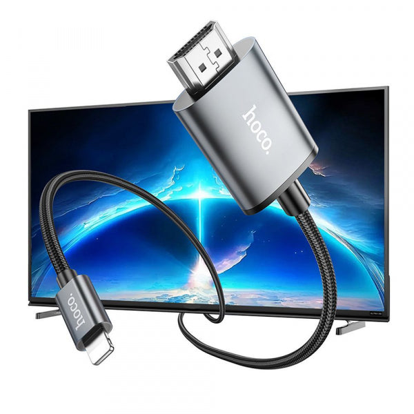 Hoco Lightning to HDMI Video Cable UA27, 2m, Grey