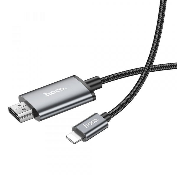 Hoco Lightning to HDMI Video Cable UA27, 2m, Grey