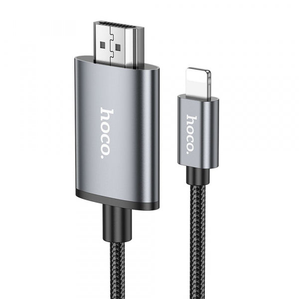 Hoco Lightning to HDMI Video Cable UA27, 2m, Grey