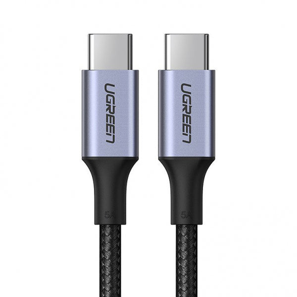 Ugreen USB-C to USB-C Cable US316, 100W, 5A, 2m, Grey