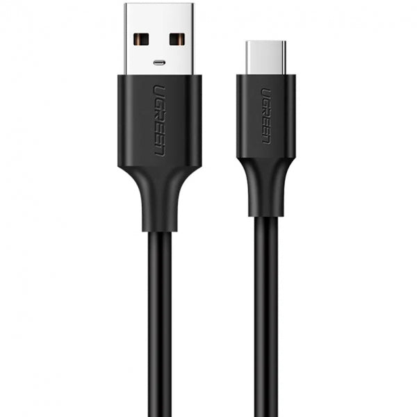 Ugreen USB-A to USB-C Cable US184, 18W, 3A, 1m, Black