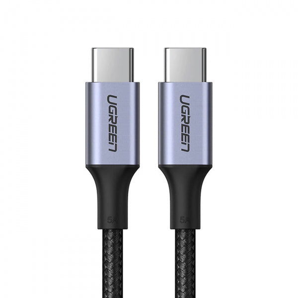 Ugreen USB-C to USB-C Cable US316, 100W, 5A, 1.5m, Grey
