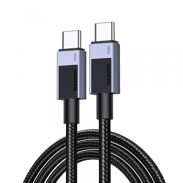 Ugreen USB-C to USB-C Cable L512, 100W, 5A, 3m, Grey