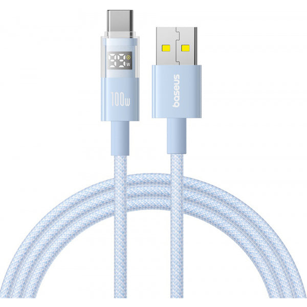 Baseus USB-A to USB-C Cable Display 2, 100W, 5A, 2m, Blue P10382701311-01