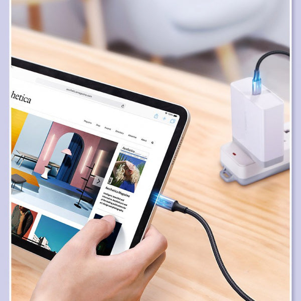 Ugreen USB-C to USB-C Cable US316, 100W, 5A, 1m, Grey