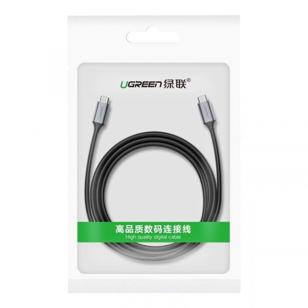 Ugreen USB-C to USB-C Cable US161, 60W, 3A, 1.5m, Grey