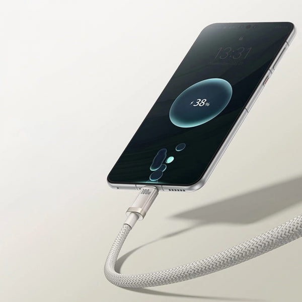 Baseus USB-A to USB-C Cable Titanium, 100W, 5A, 1m, Silver P10378102G21-00