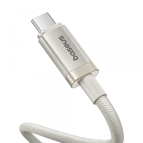 Baseus USB-C to USB-C Cable Titanium, 100W, 5A, 1m, Silver P10378100G21-00