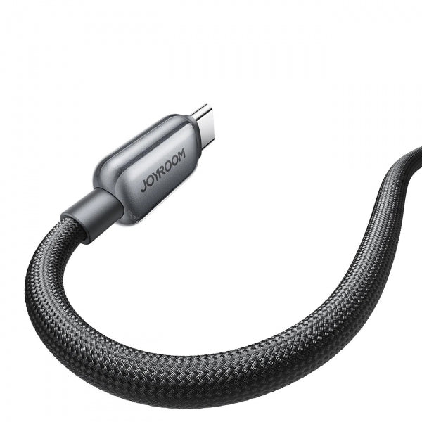 Joyroom USB-C to USB-C Cable S-A55 StarFlight Display, 100W, 5A, 1.2m, Black
