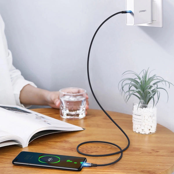Ugreen USB-C to USB-C Cable US316, 100W, 5A, 1.5m, Grey