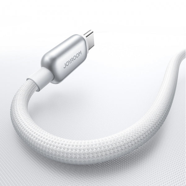 Joyroom USB-C to USB-C Cable S-A55 StarFlight Display, 100W, 5A, 1.2m, White