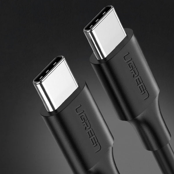 Ugreen USB-C to USB-C Cable US286, 60W, 3A, 2m, Black