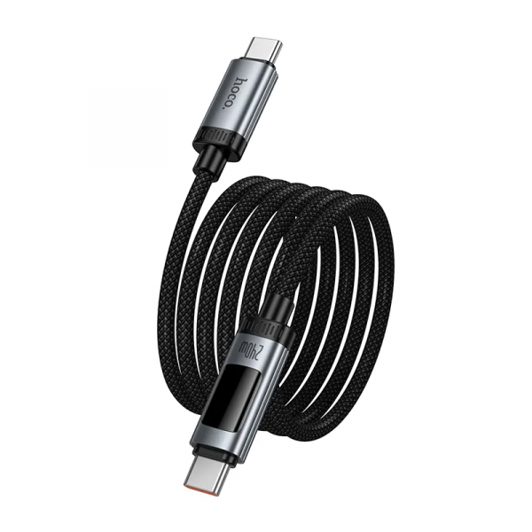 Hoco USB-C to USB-C Cable Display U148, 240W, 1.2m, Black