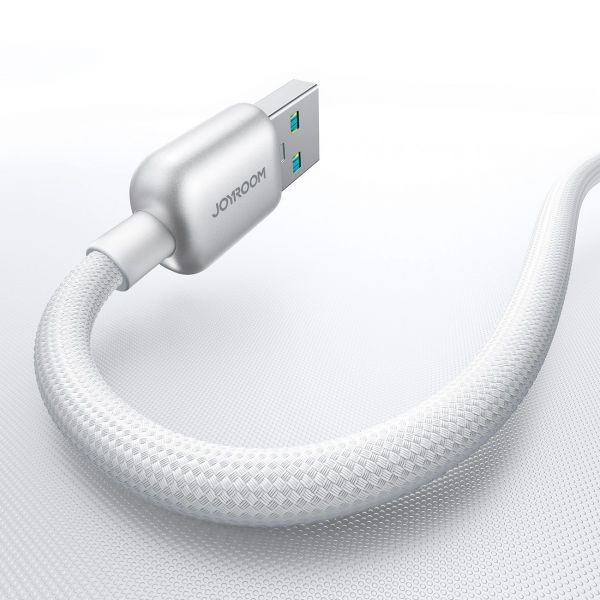 Joyroom USB-A to USB-C Cable S-A55 StarFlight Display, 66W, 6A, 1.2m, White