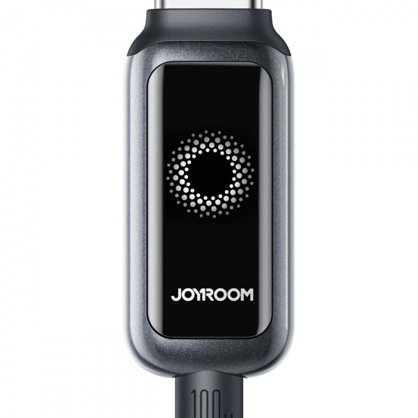 Joyroom USB-C to USB-C Cable S-A55 StarFlight Display, 100W, 5A, 1.2m, Black