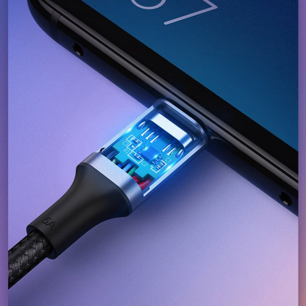 Ugreen USB-C to USB-C Cable US316, 100W, 5A, 1m, Grey