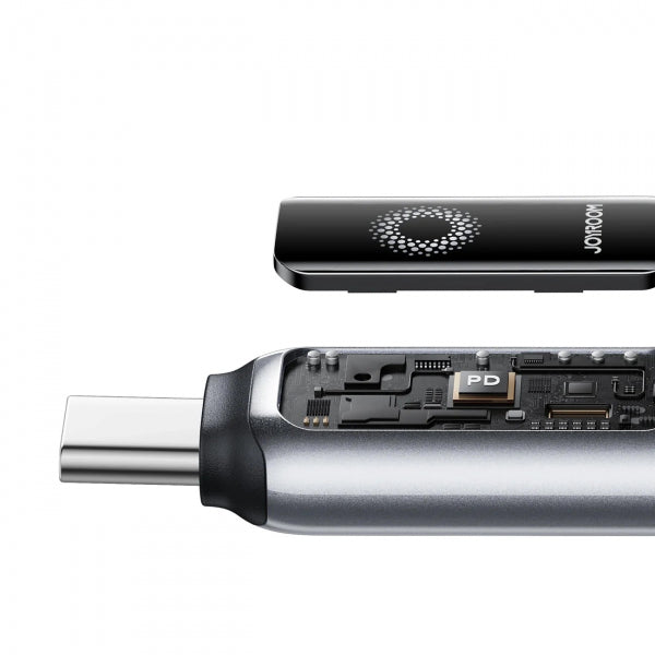 Joyroom USB-C to USB-C Cable S-A55 StarFlight Display, 100W, 5A, 1.2m, Black
