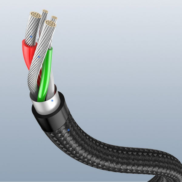 Ugreen USB-A to USB-C Cable US284 Angled, 18W, 3A, 3m, Grey