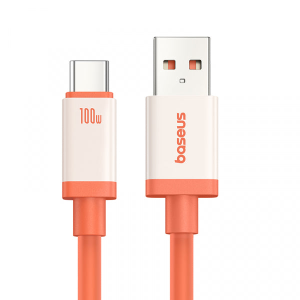 Baseus USB-A to USB-C Cable Zero Degree Series, 100W, 6A, 2m, Red