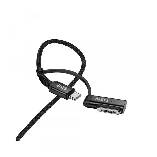 Hoco USB-C to USB-C / MagSafe 3 Charging Cable U142, 240W, 1.8m, Black