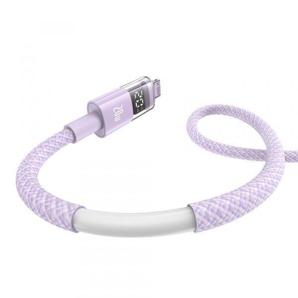 Baseus USB-C to Lightning Cable Display 2, 20W, 2.4A, 2m, Purple P10382703511-01