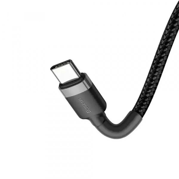 Baseus USB-C to USB-C Cable Cafule, 60W, 3A, 2m, 2-Pack, Black Grey E0418500