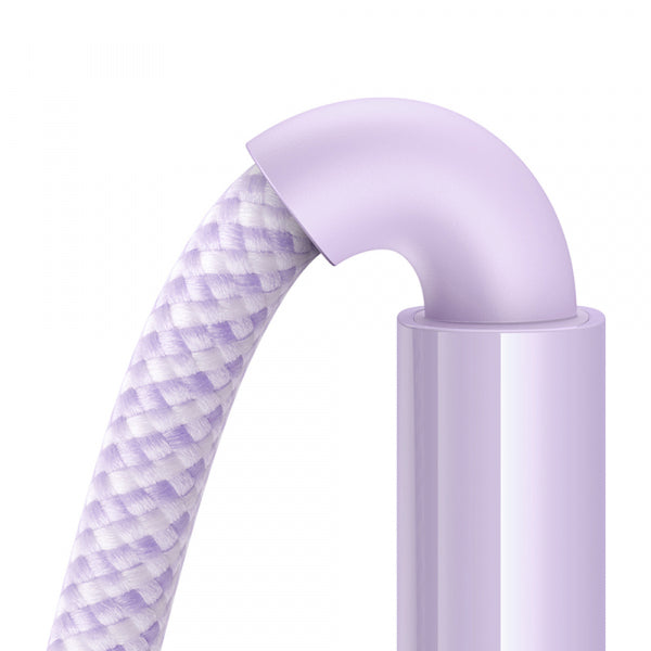 Baseus USB-C to USB-C Cable Display 2, 100W, 5A, 2m, Purple P10382702511-01