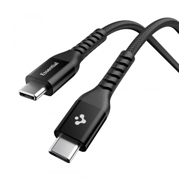 Spigen USB-C to USB-C Cable EB10010CCA, 100W, 5A, 1m, Black ACA11103