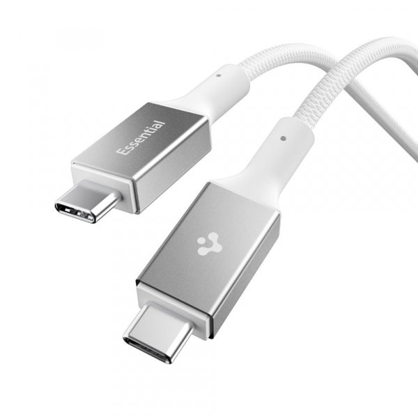 Spigen USB-C to USB-C Cable EB10015CC, 100W, 5A, 1.5m, White ACA10420