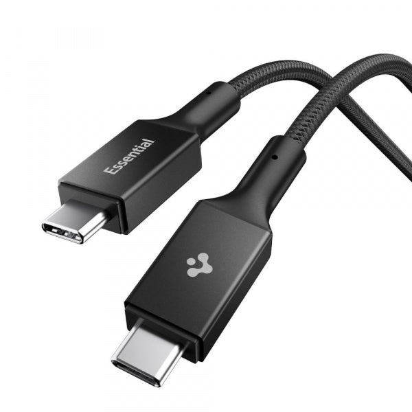Spigen USB-C to USB-C Cable EB10015CC, 100W, 5A, 1.5m, Black ACA10421