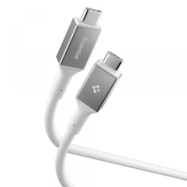 Spigen USB-C to USB-C Cable EB10020CC, 100W, 5A, 2m, White ACA08775
