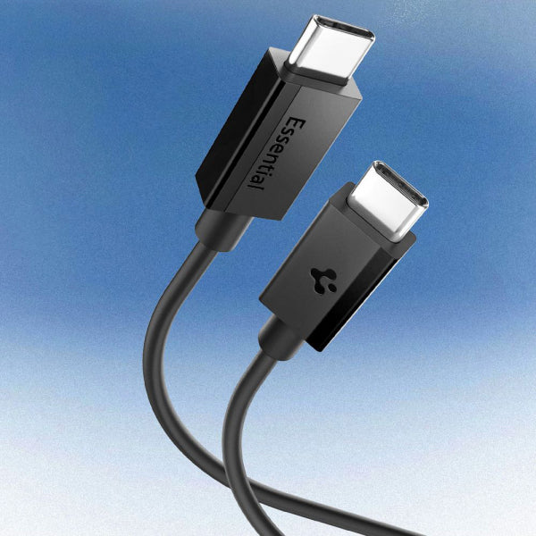 Spigen USB-C to USB-C Cable Essential, 60W, 3A, 1m, Black ACA08718