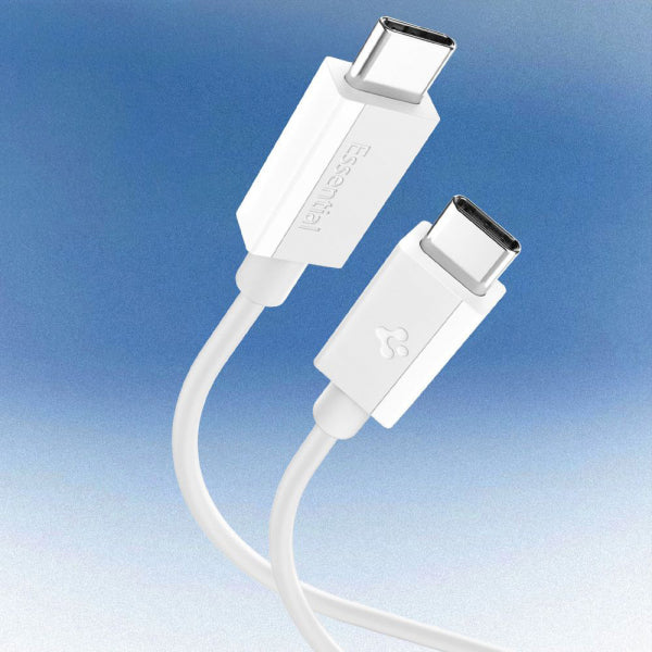 Spigen USB-C to USB-C Cable Essential, 60W, 3A, 2m, White ACA08719