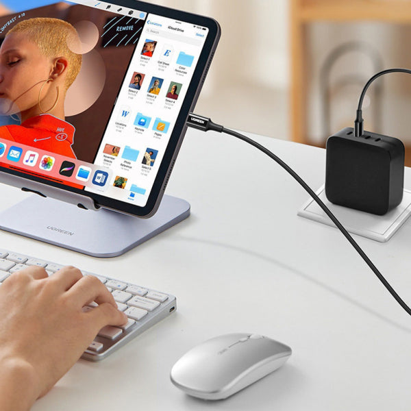 Ugreen USB-C to USB-C Cable US300 (80371), 100W, 5A, 1m, Black