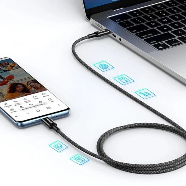 Ugreen USB-C to USB-C Cable US557 (15267), 100W, 5A, 1m, White