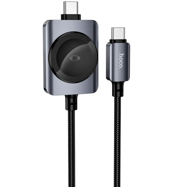 Hoco USB-C to USB-C Charging Cable CW66 2in1, 100W, 5A, 1.2m, Black