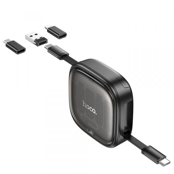 Hoco USB-C to USB-C Cable U140, 60W, 3A, 0.95m, Black