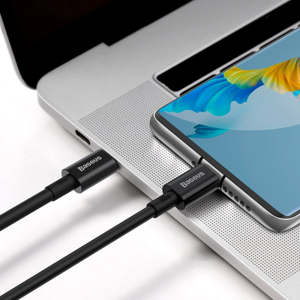 Baseus USB-C to USB-C Cable Superior Series, 100W, 5A, 2m, Black CATYS-C01