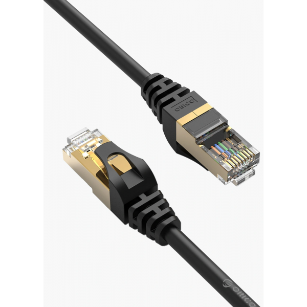 Orico Network Cable PUG-C7, UTP, Cat7, 5m, Black