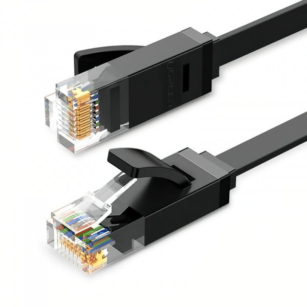 Ugreen Network Cable NW102 Flat, UTP, Cat6, 10m, Black