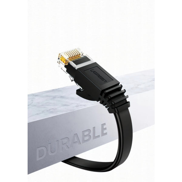 Ugreen Network Cable NW102 Flat, UTP, Cat6, 10m, Black