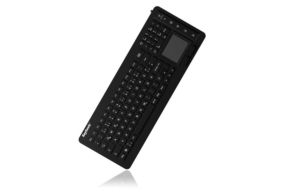 Clavier Industriel KSK-6231 INEL USB QWERTY Anglais Américain, Noir